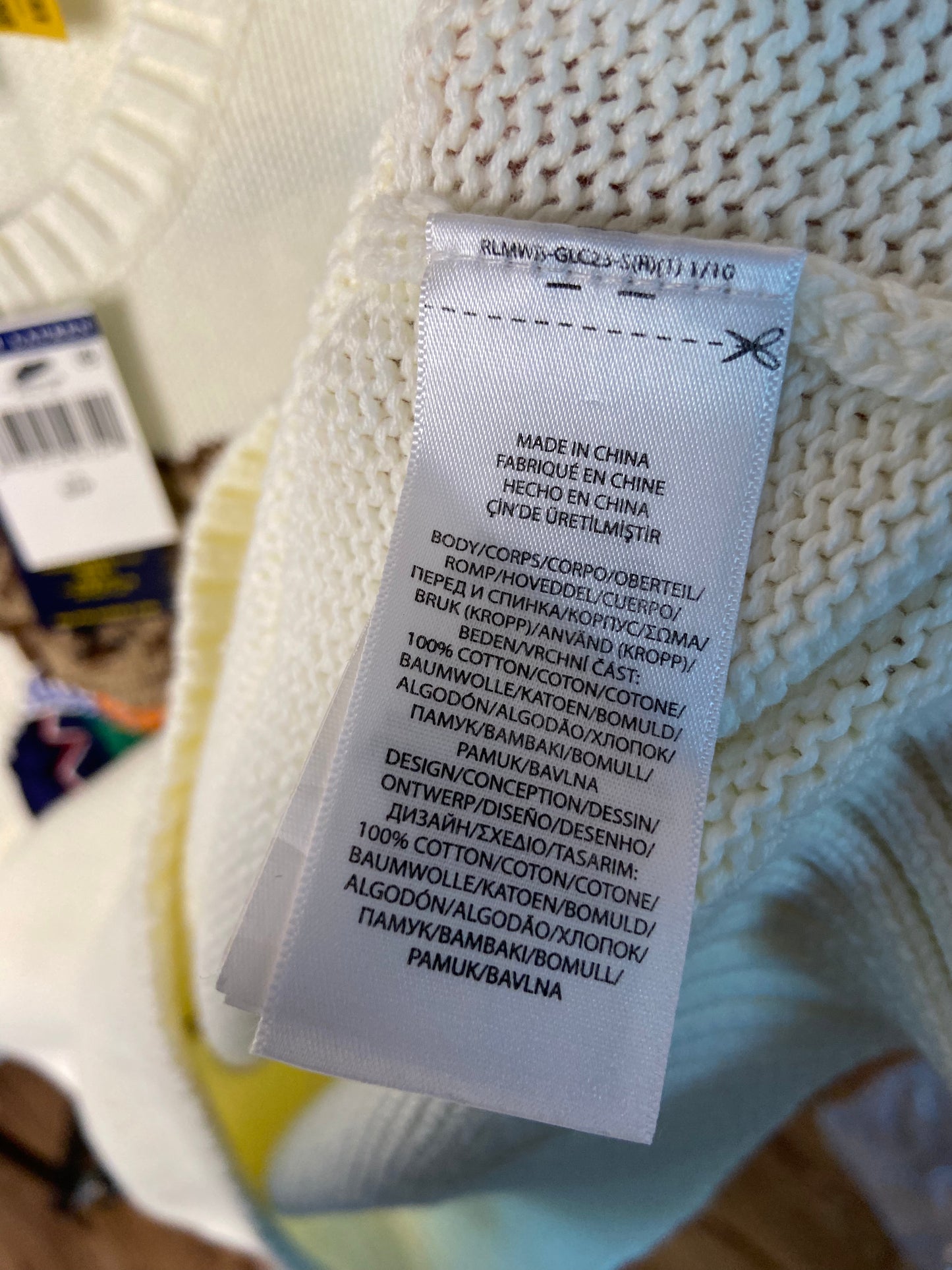 Polo Ralph Lauren Bear Sweater size S