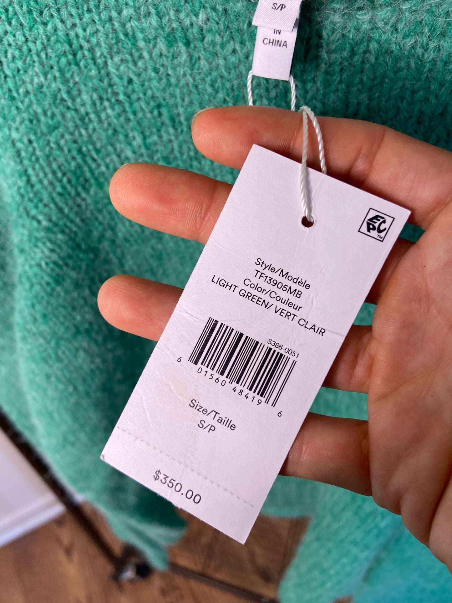 Derek Lam 10 Crosby Locken Puff Sleeve Sweater size S