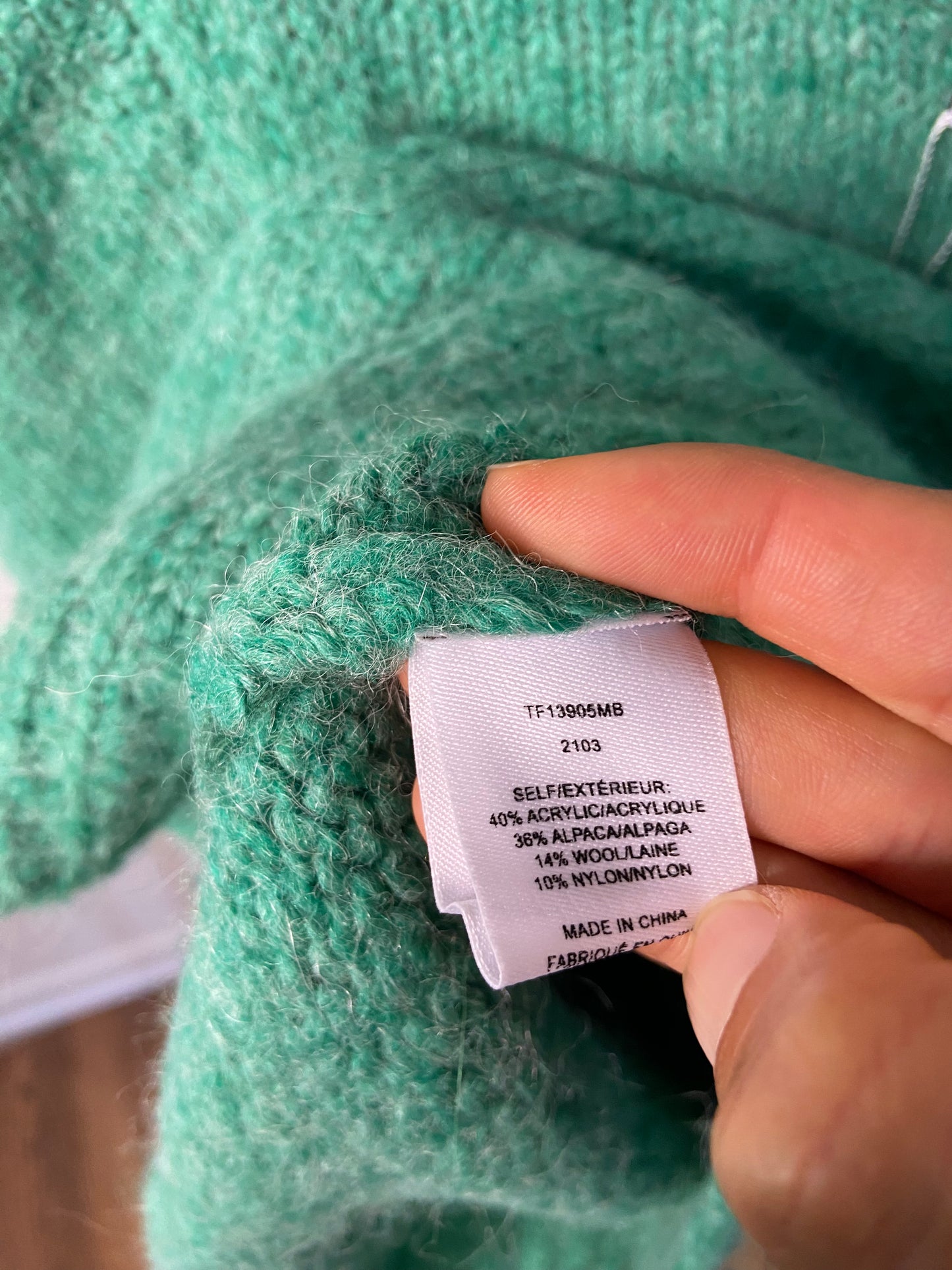 Derek Lam 10 Crosby Locken Puff Sleeve Sweater size S