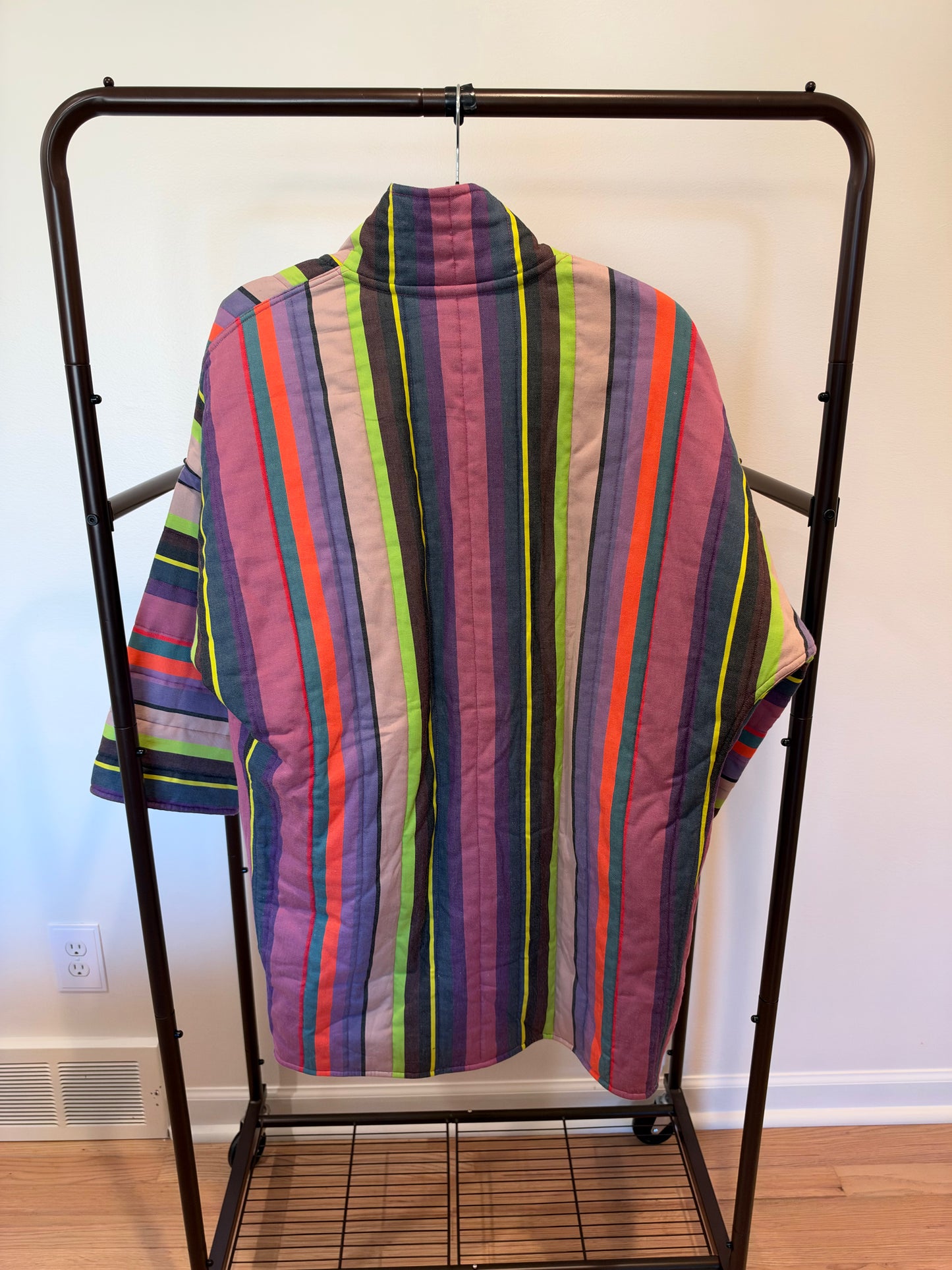Mara Hoffman Multicolor Striped Chore Coat size XS