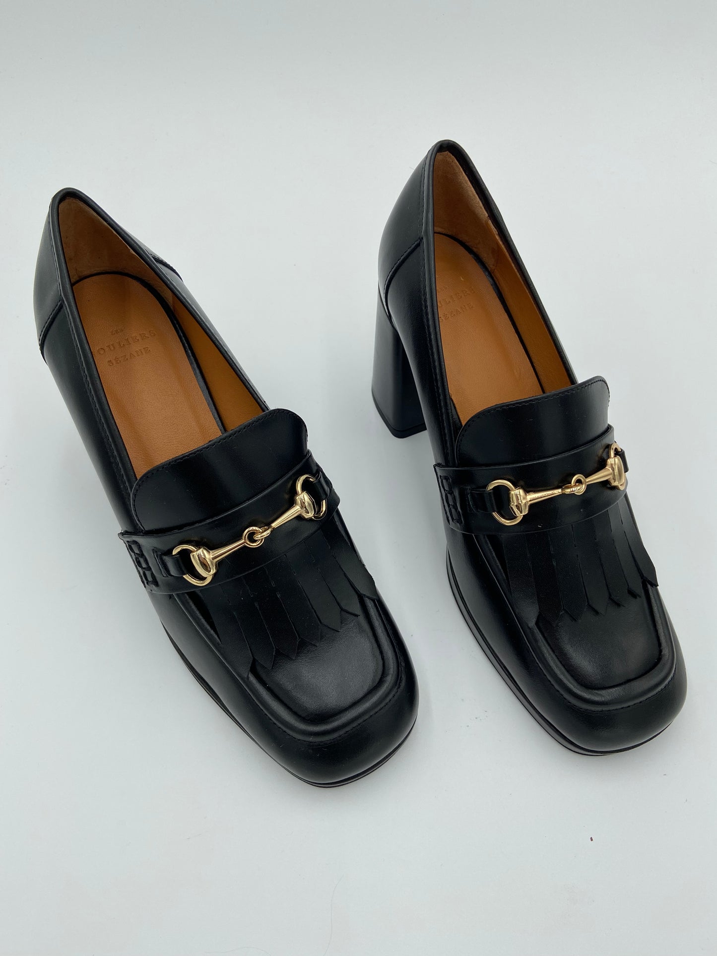 Sezane Julianne Loafers in Glossy Black size 39 - us 8