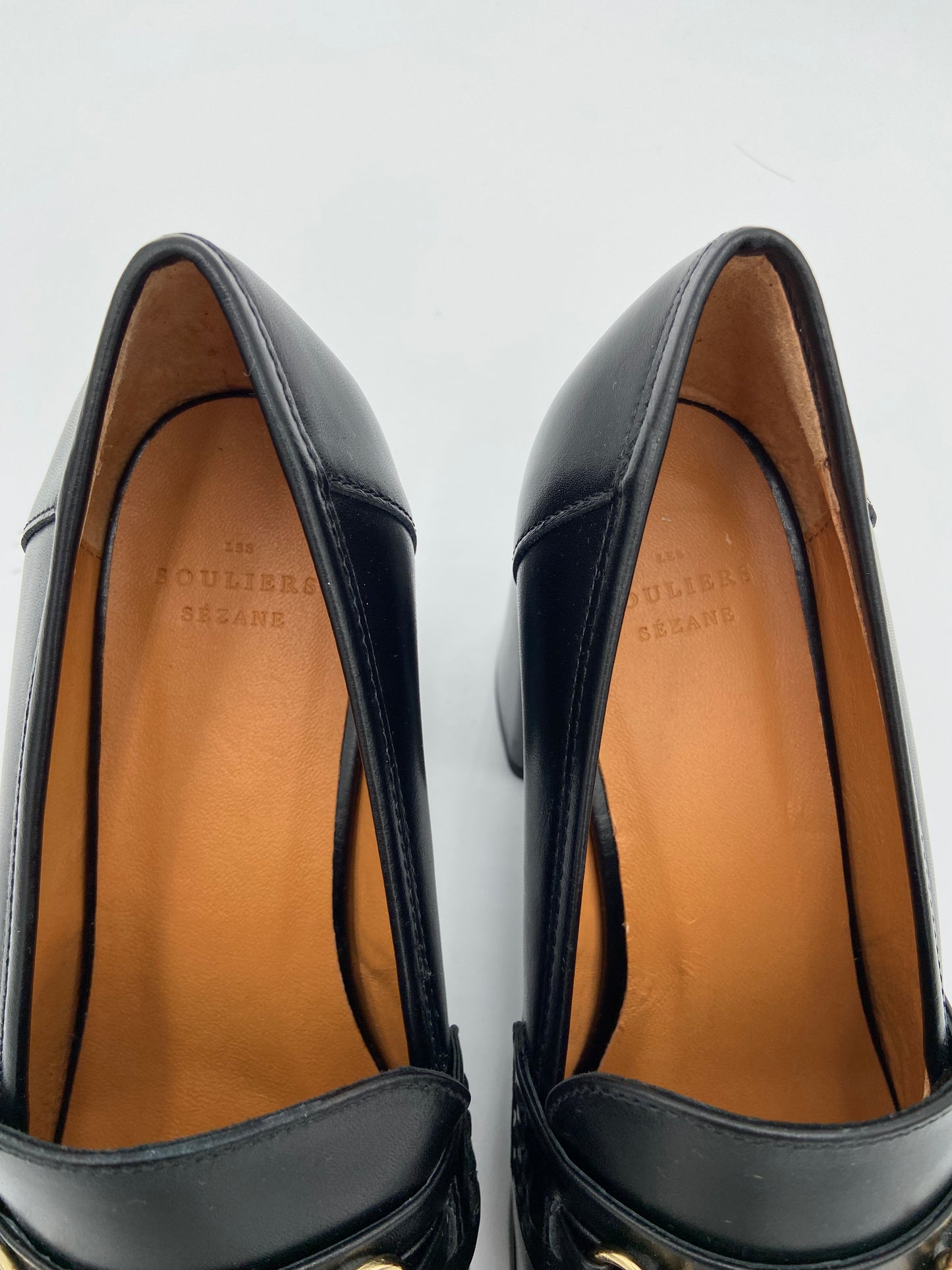 Sezane Julianne Loafers in Glossy Black size 39 - us 8