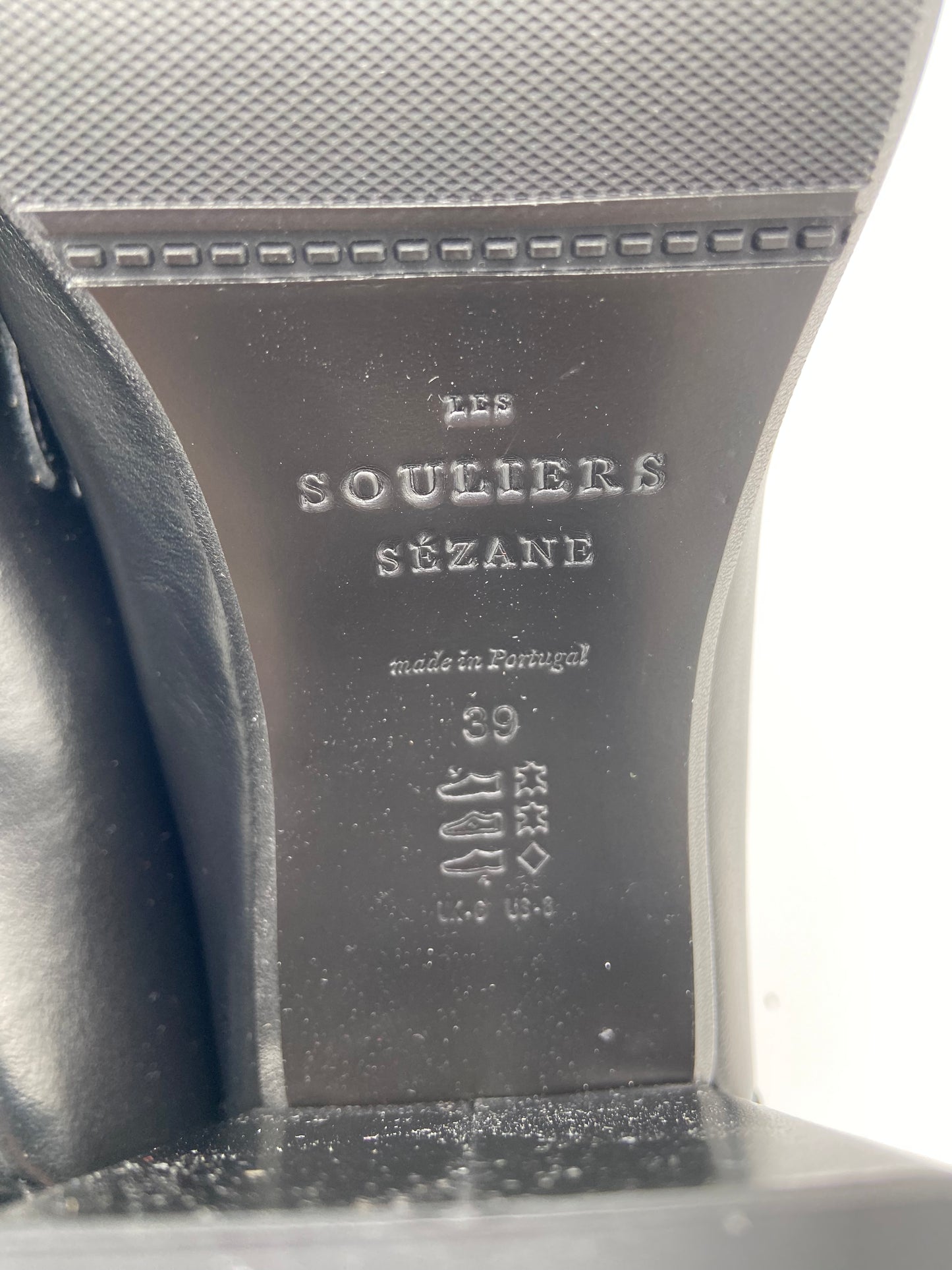 Sezane Julianne Loafers in Glossy Black size 39 - us 8