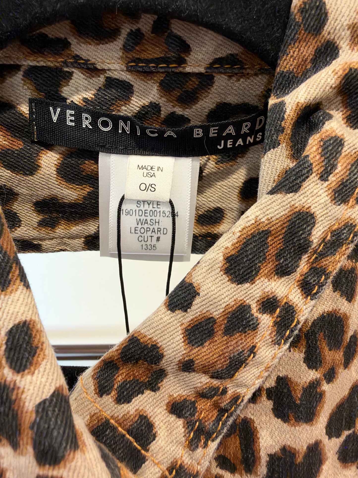 Veronica Beard Cheetah Dickey Insert size 00-14