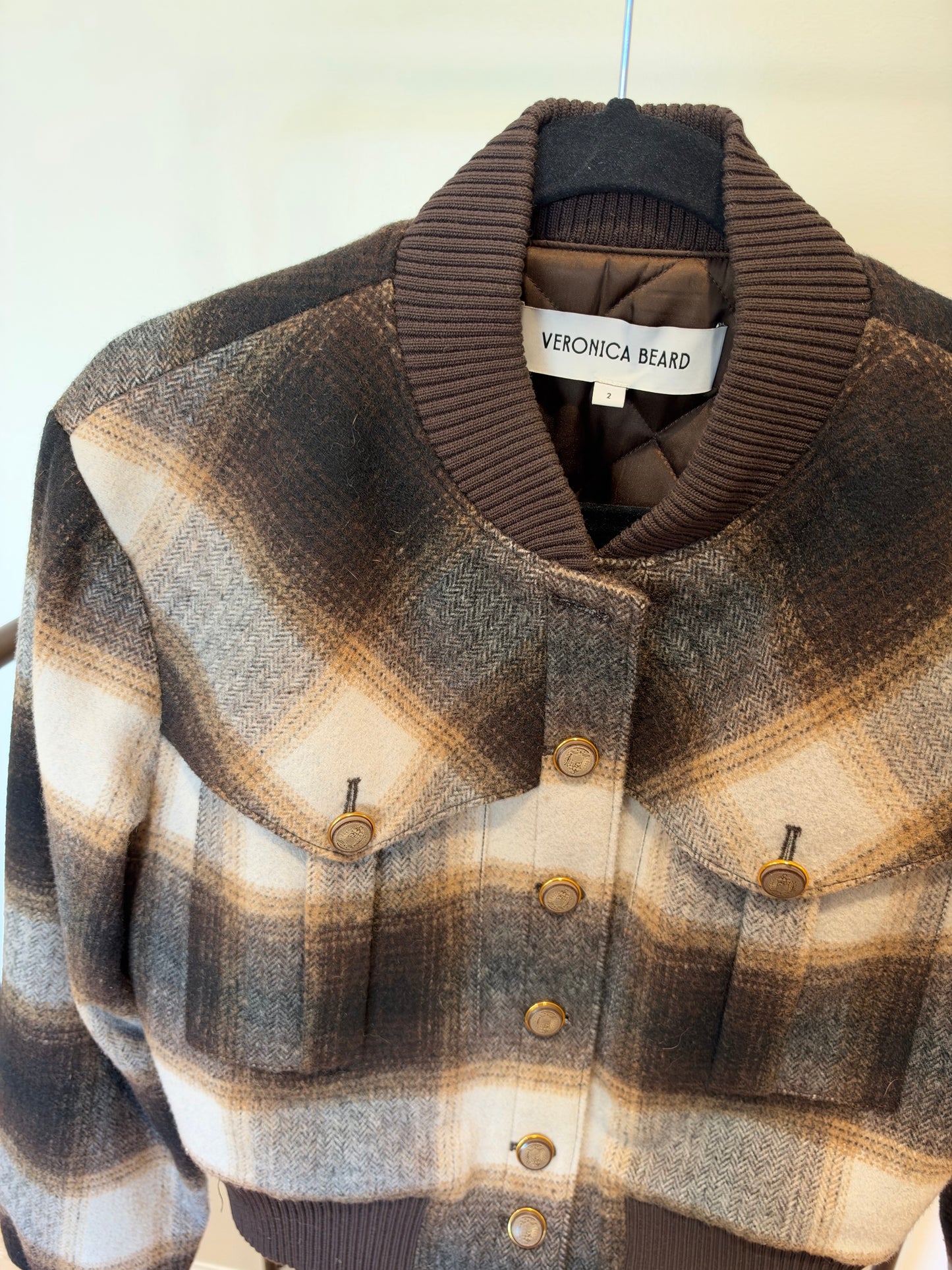 Veronica Beard Stanley Bomber Jacket size 2