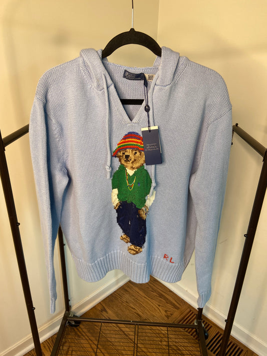 Polo Ralph Lauren Bear Hooded Sweater size S