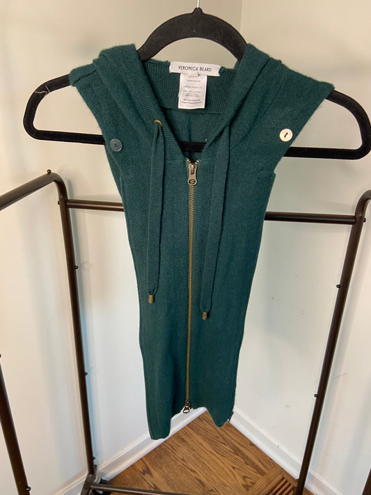Veronica Beard Green Cashmere Dickey size 00-14