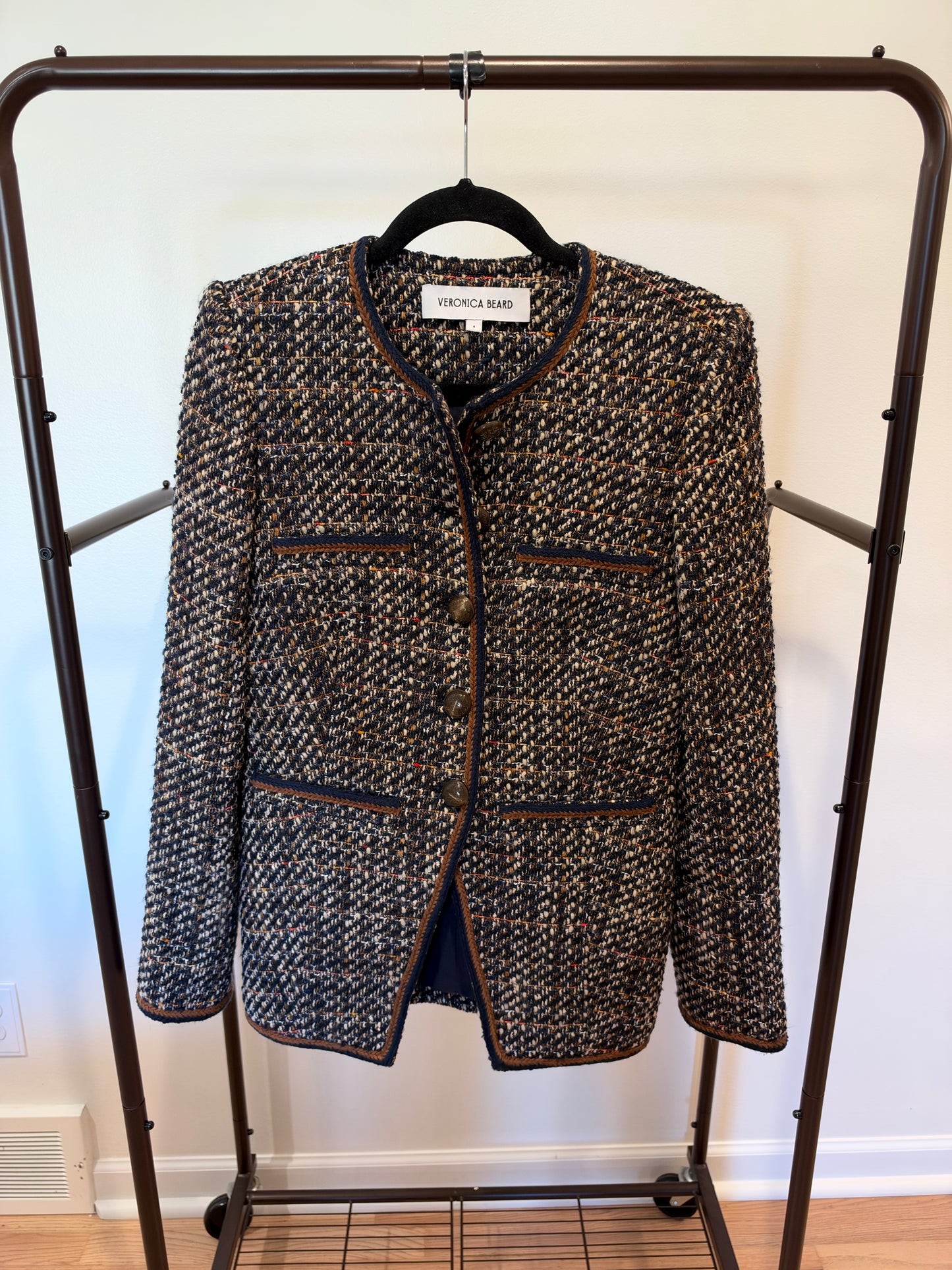 Veronica Beard Alessia Tweed Jacket size 4