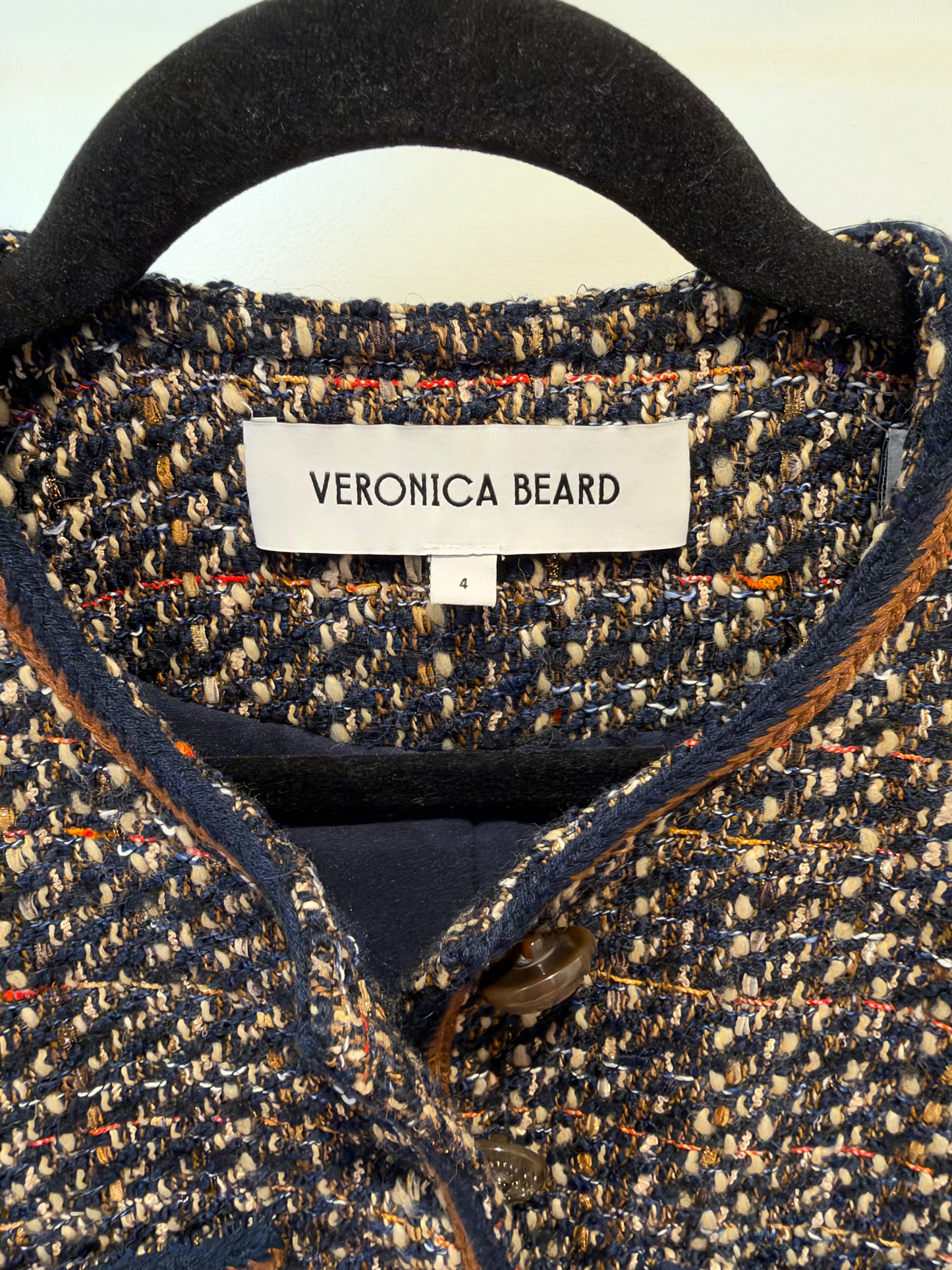 Veronica Beard Alessia Tweed Jacket size 4
