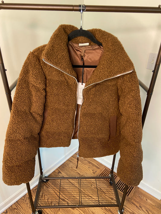 Varley Wilkins Sherpa Puffer Jacket size M