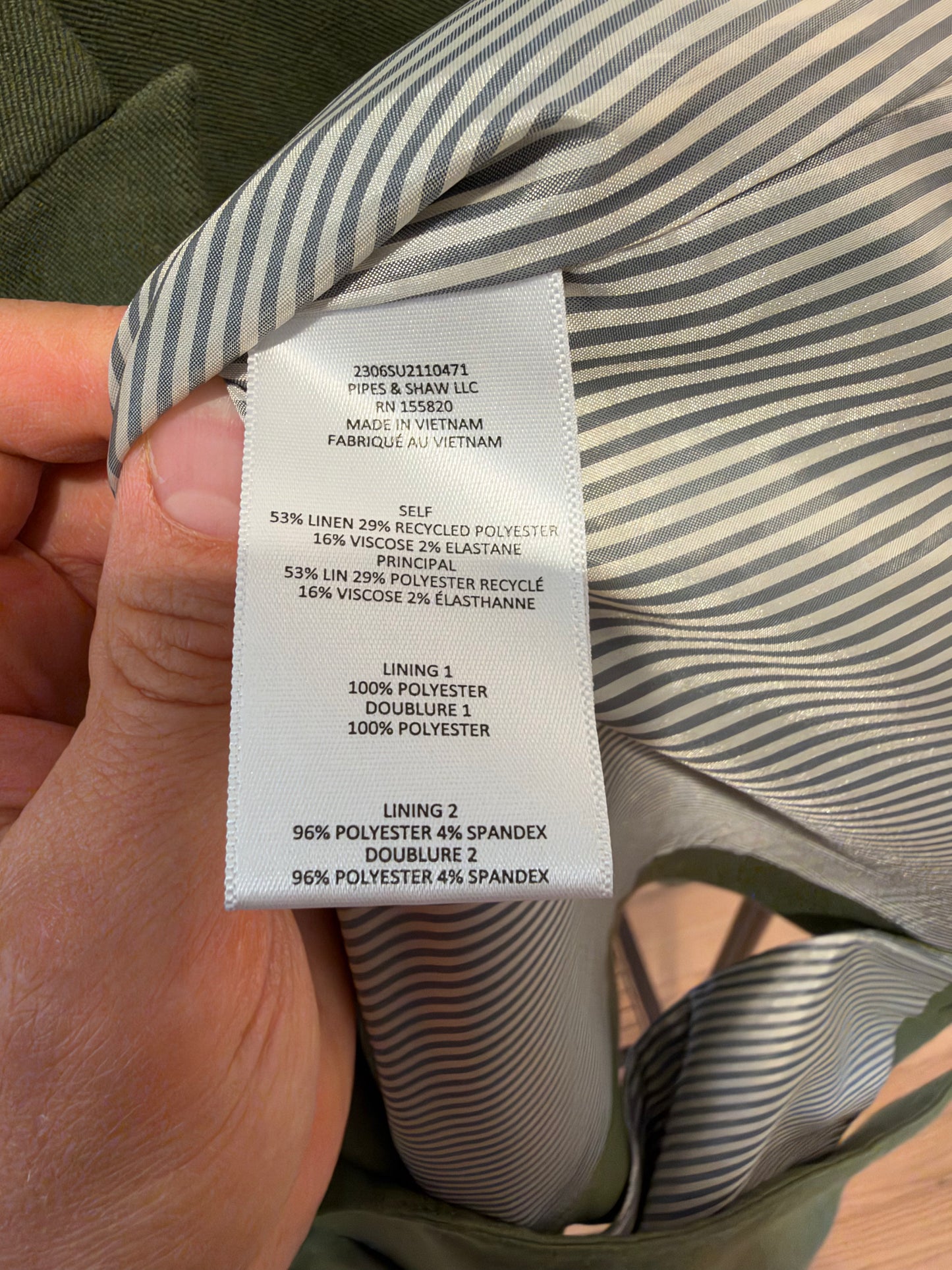Veronica Beard Sevi Dickey Jacket in Bright Army Green size 0