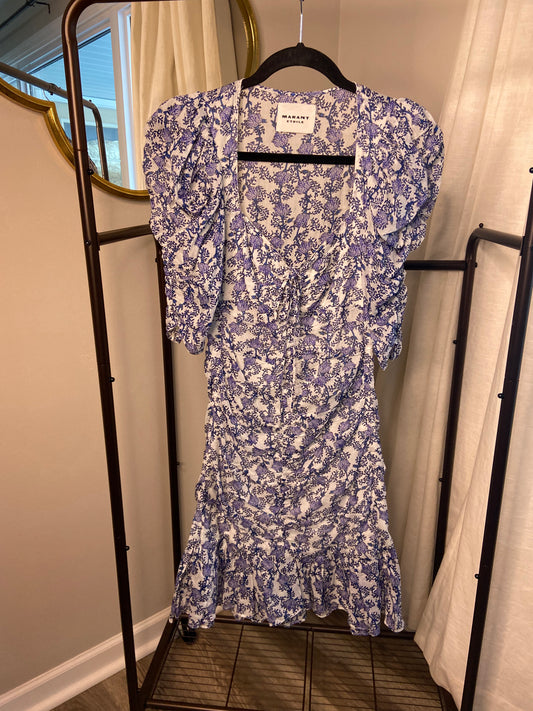 Isabel Marant Galdino Cotton Mini Dress size 34 - US 2