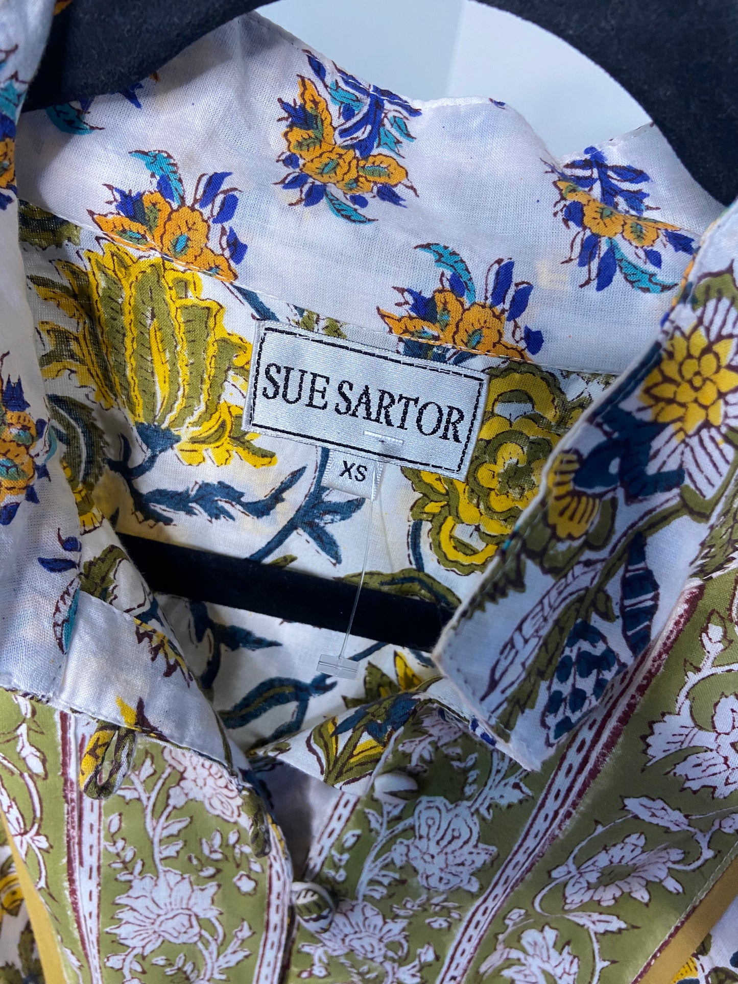 Sue Sartor Flounce Midi Dress size XS