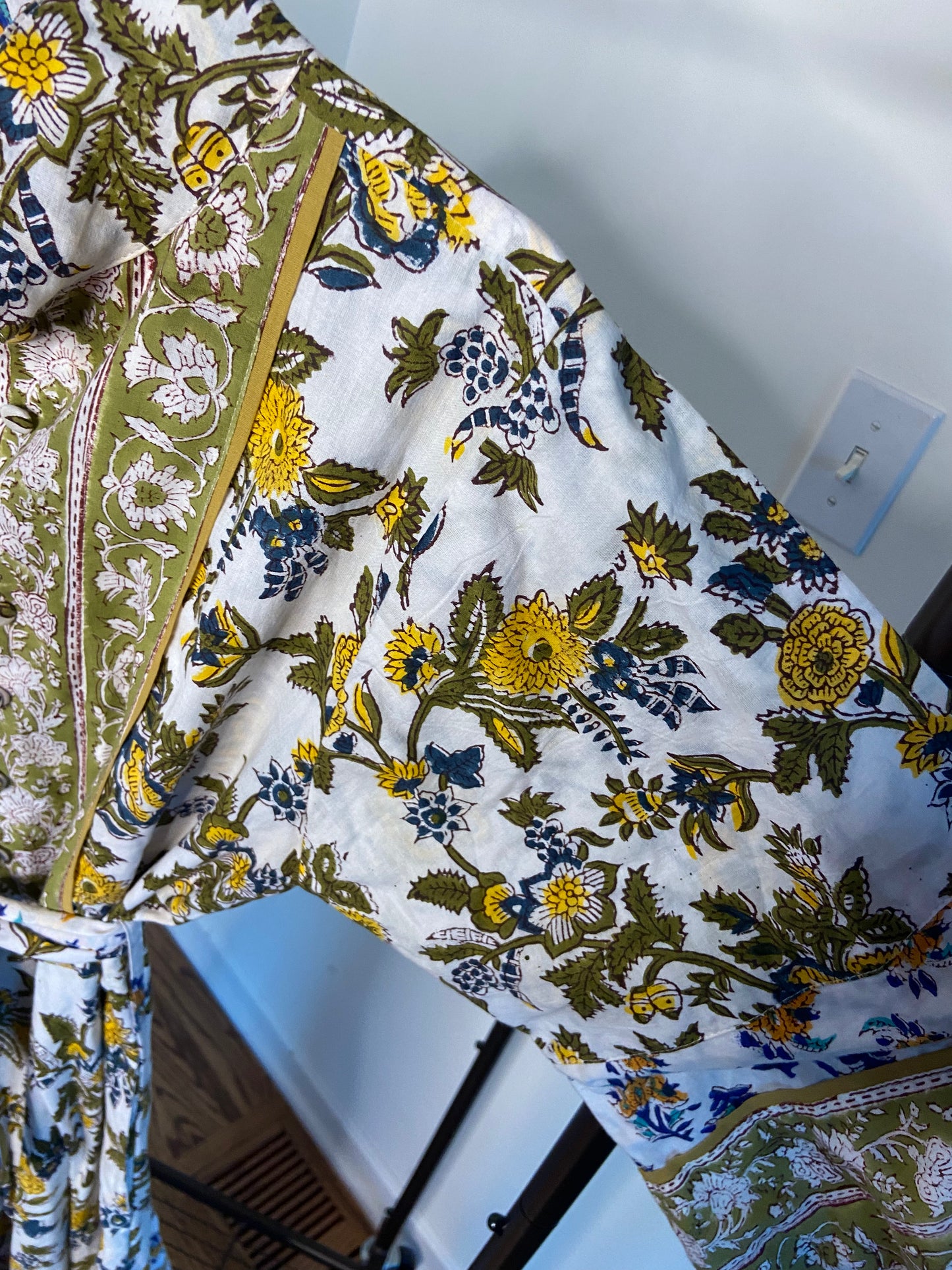 Sue Sartor Flounce Midi Dress size XS