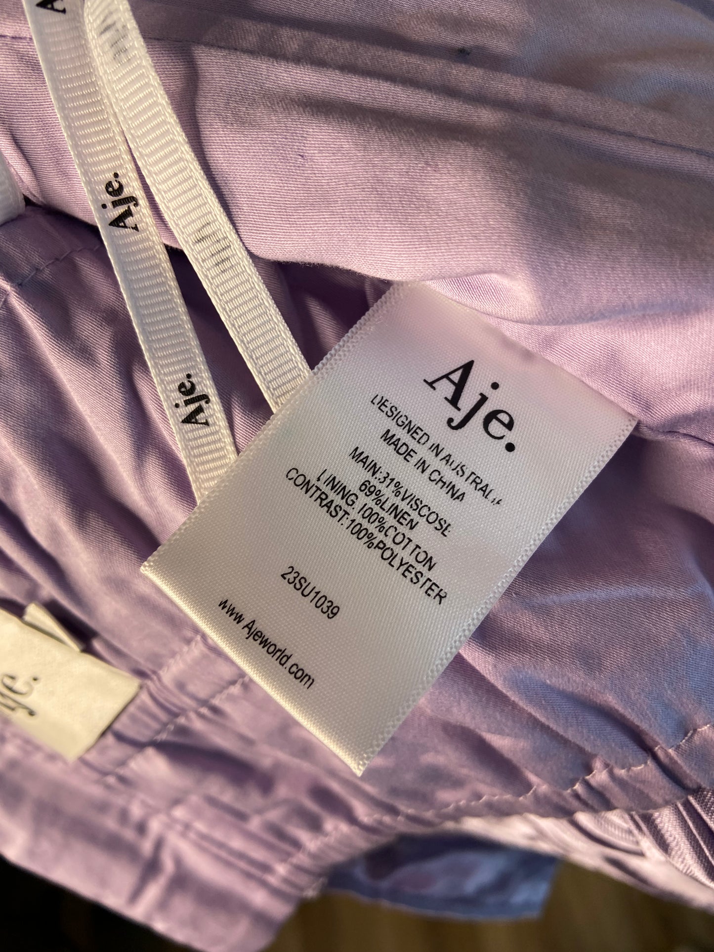 Aje Horizon Pintucked Corset Top size US 2