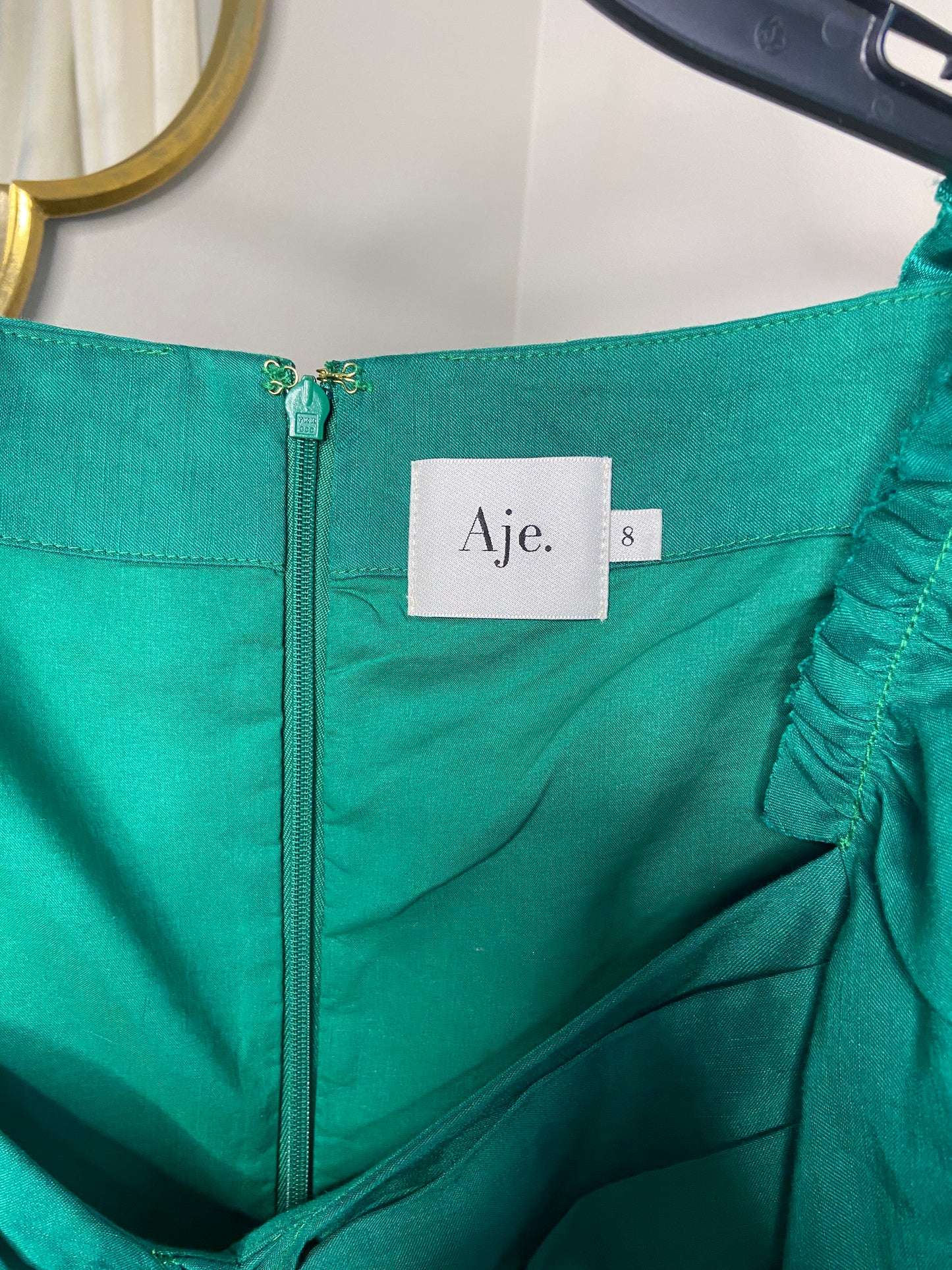 Aje Dusk Knot Puff Sleeve Mini Dress size 4