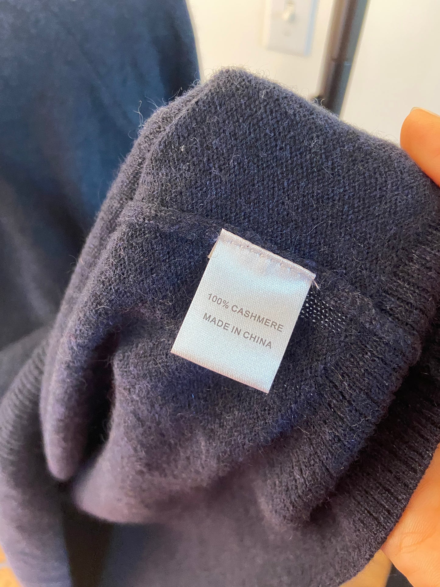 Tuckernuck Navy Cashmere Jane Hoodie size S