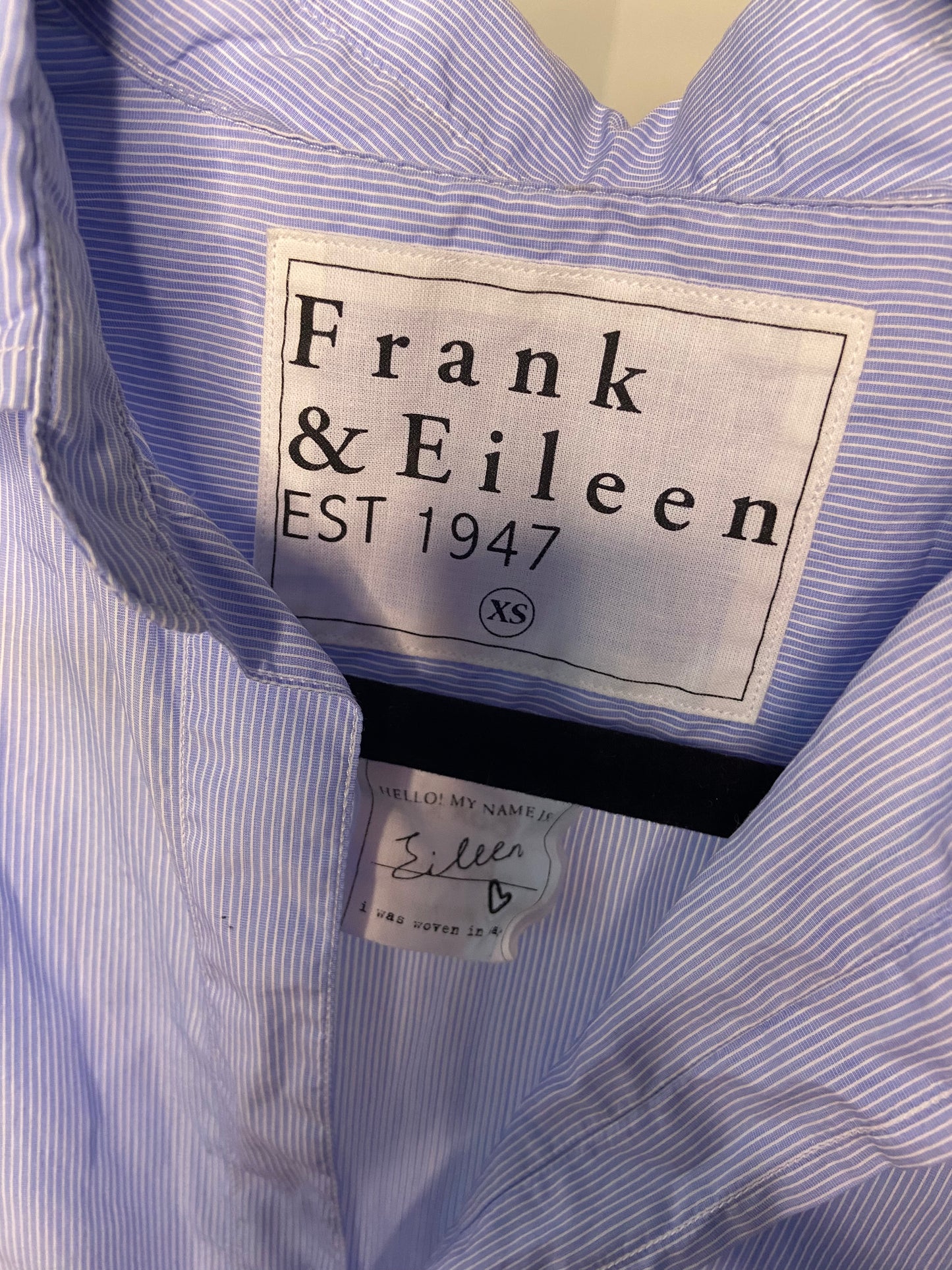 Frank and Eileen "Eileen" Striped Button Down size XS