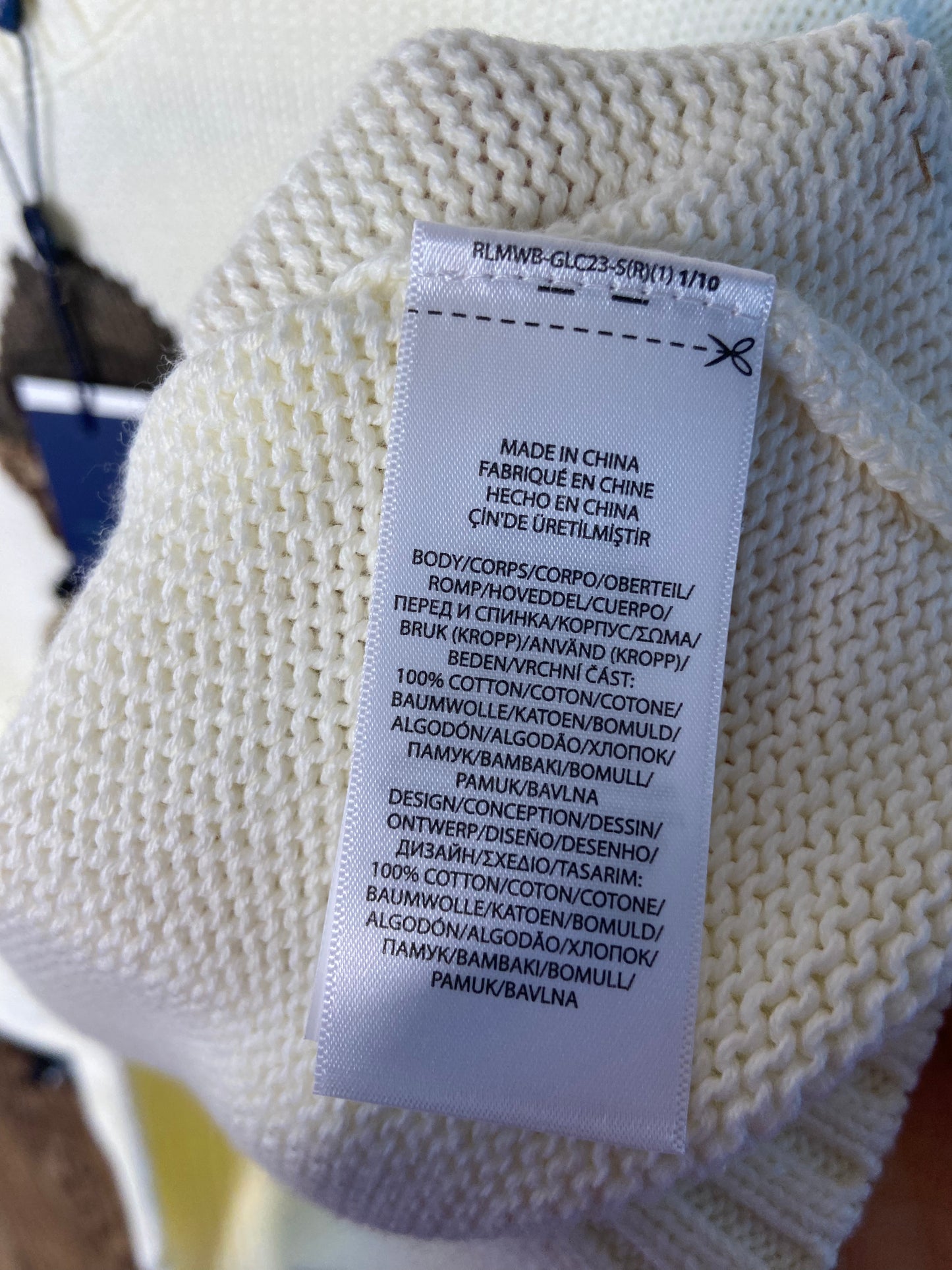 Polo Ralph Lauren Western Bear Sweater size M