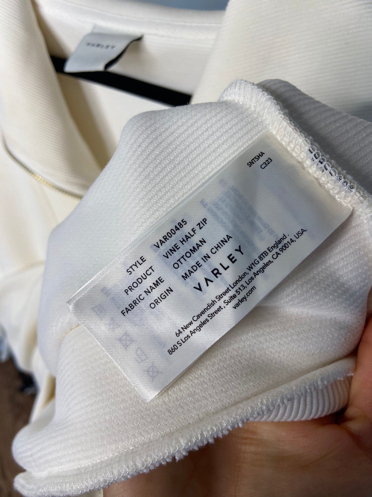 Varley Vine Half Zip Sweatshirt size L