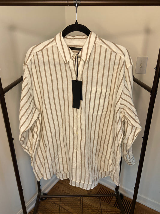 Jenni Kayne Linen Relaxed Oversized Shirt size M
