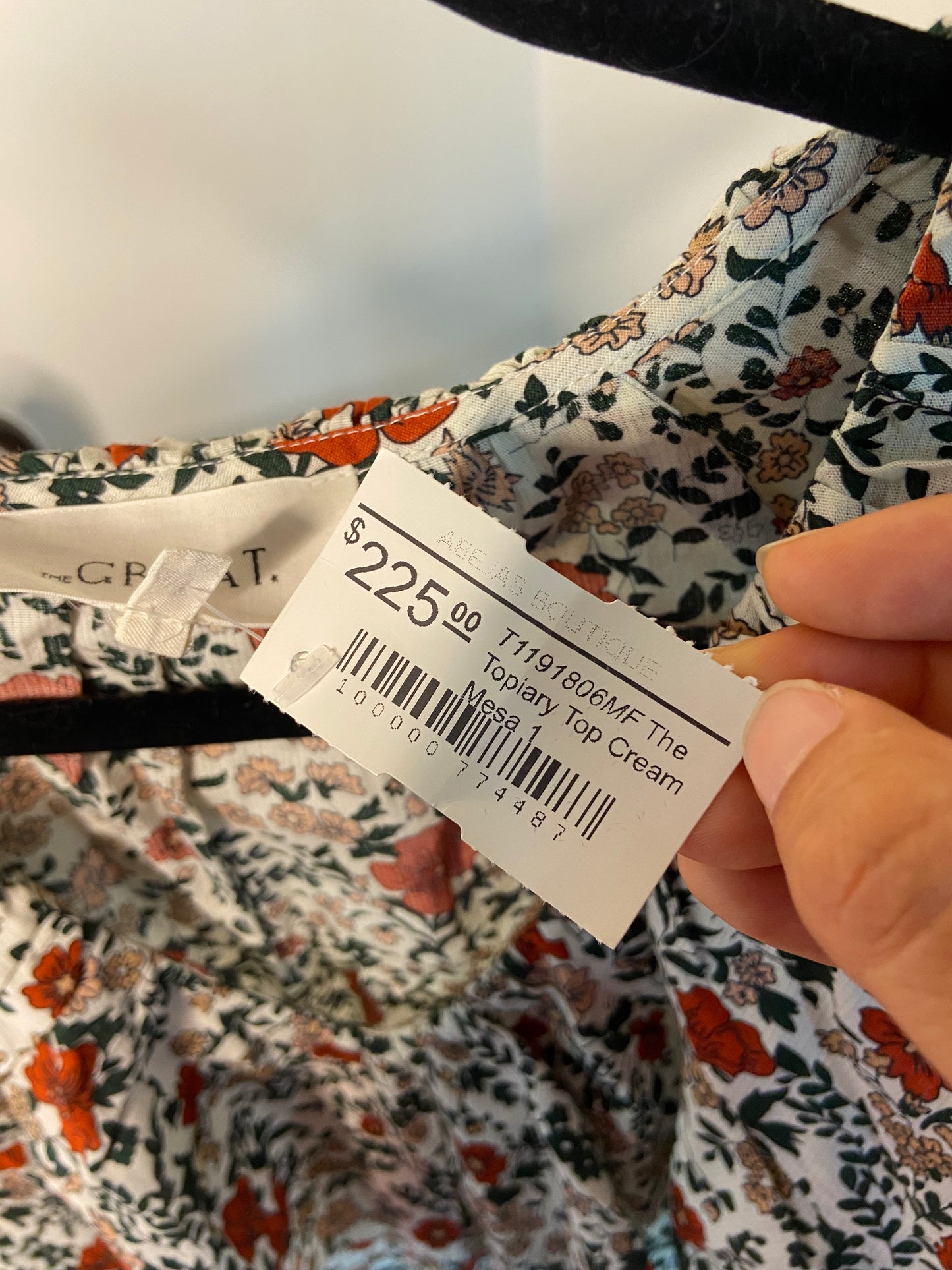 The Great Topiary Top Cream Mesa size S