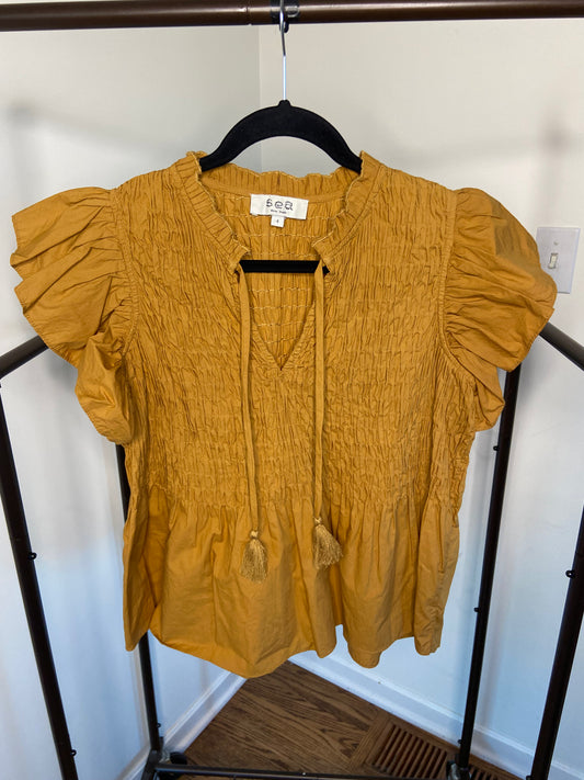 Sea New York Ruffle Sleeve Top size 4