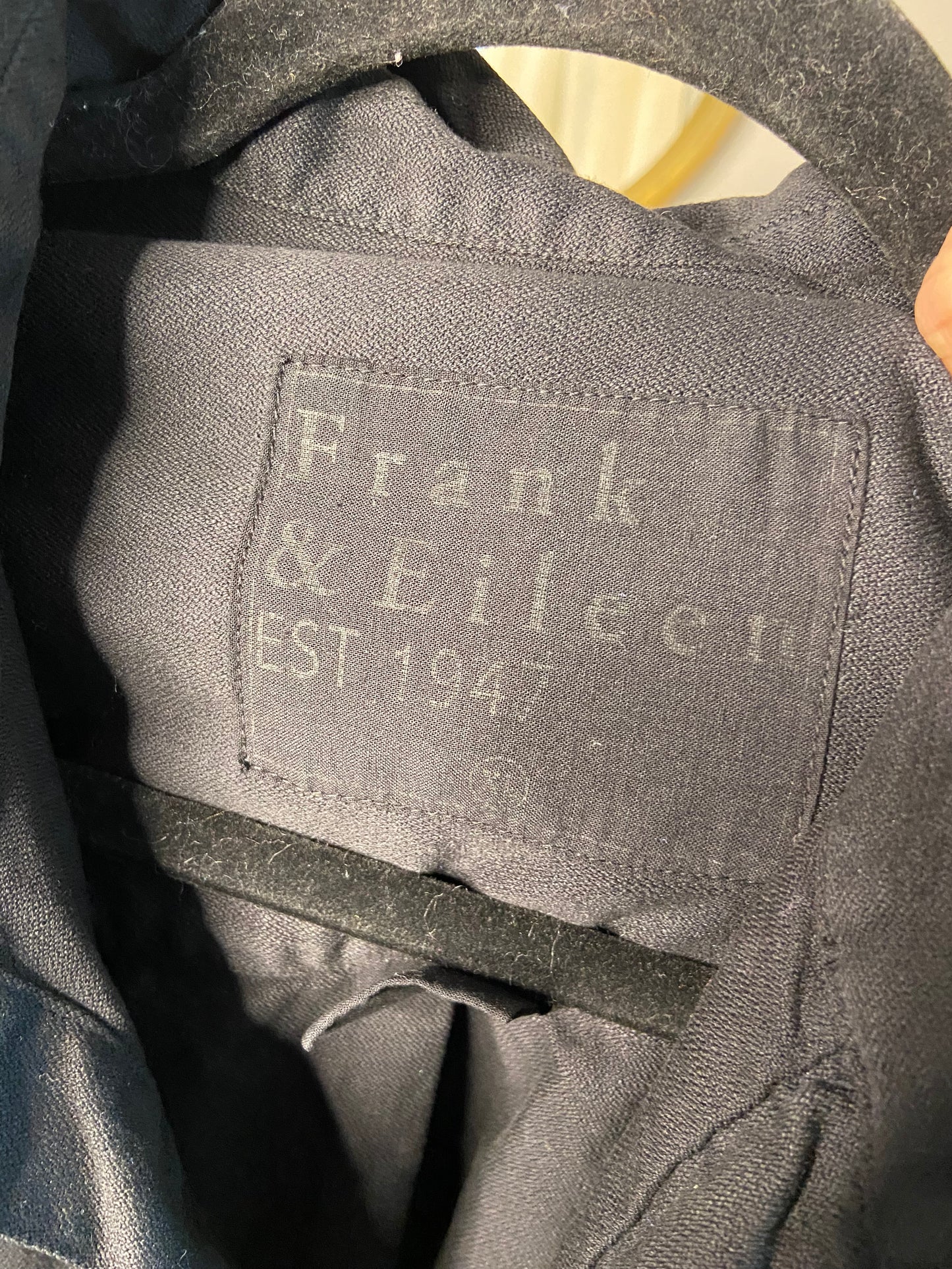 Frank and Eileen Rory Linen Shirtdress Black Denim size XL