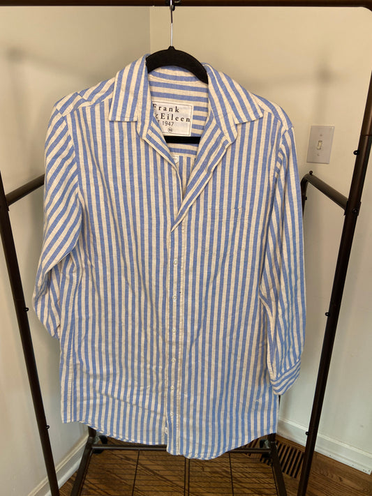 Frank and Eileen Mary Stripe Shirt Dress size XS
