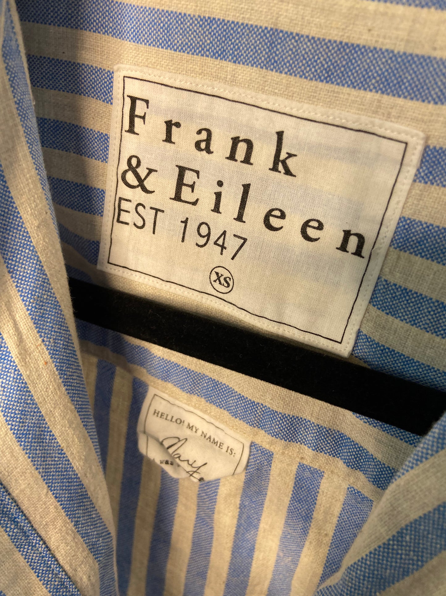 Frank and Eileen Mary Stripe Shirt Dress size XS