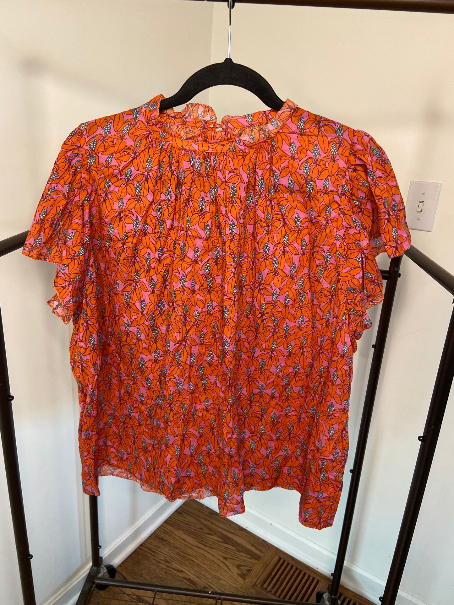 Trovata Birds of Paradis Carla Blouse size L