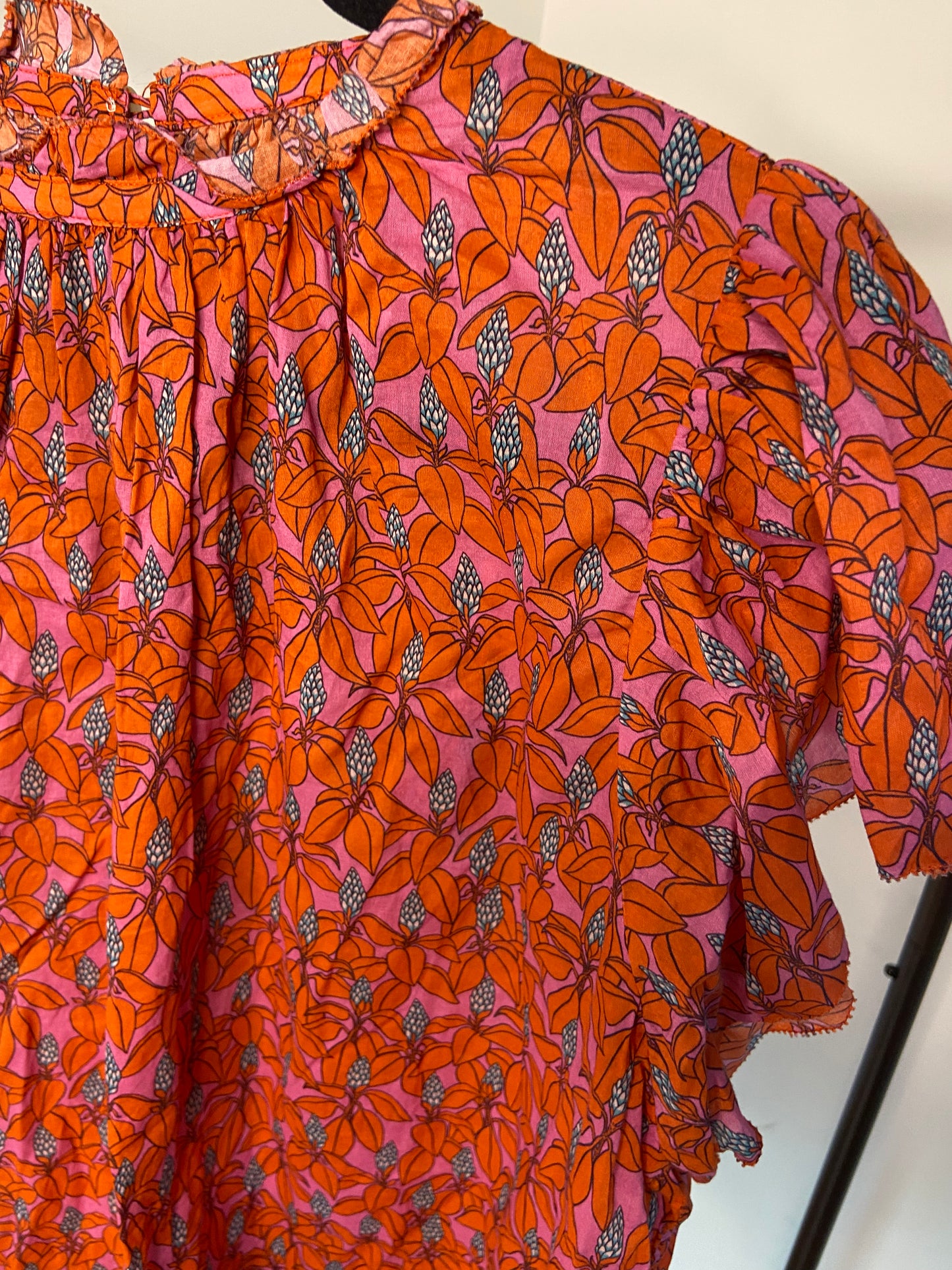 Trovata Birds of Paradis Carla Blouse size L