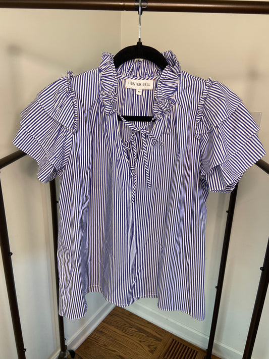 Hunter Bell Millie Striped Top size XS