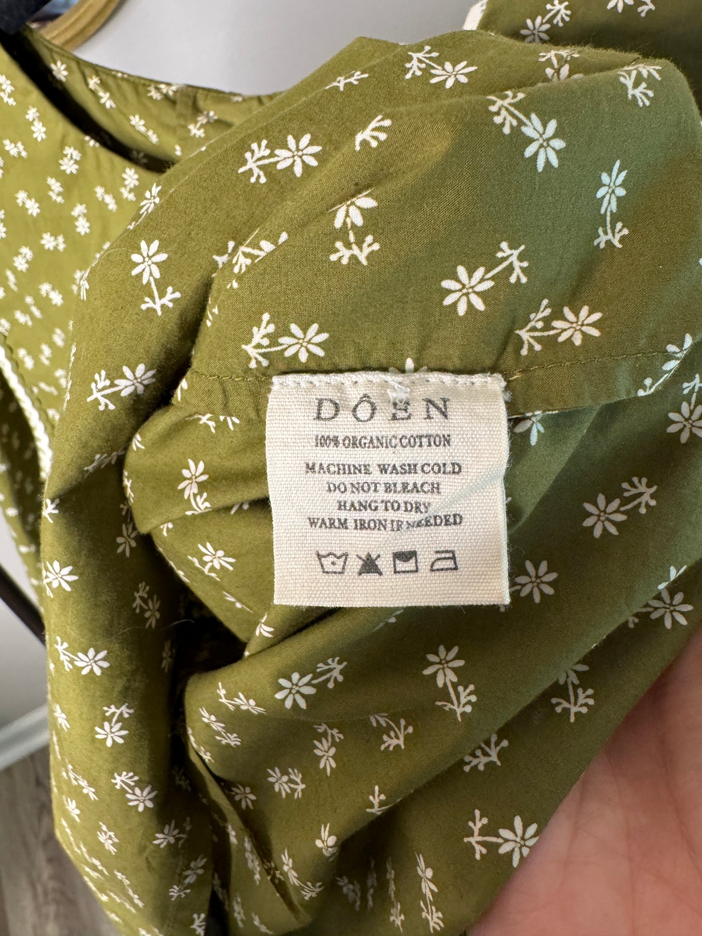 DOEN Renoir Green Top size S