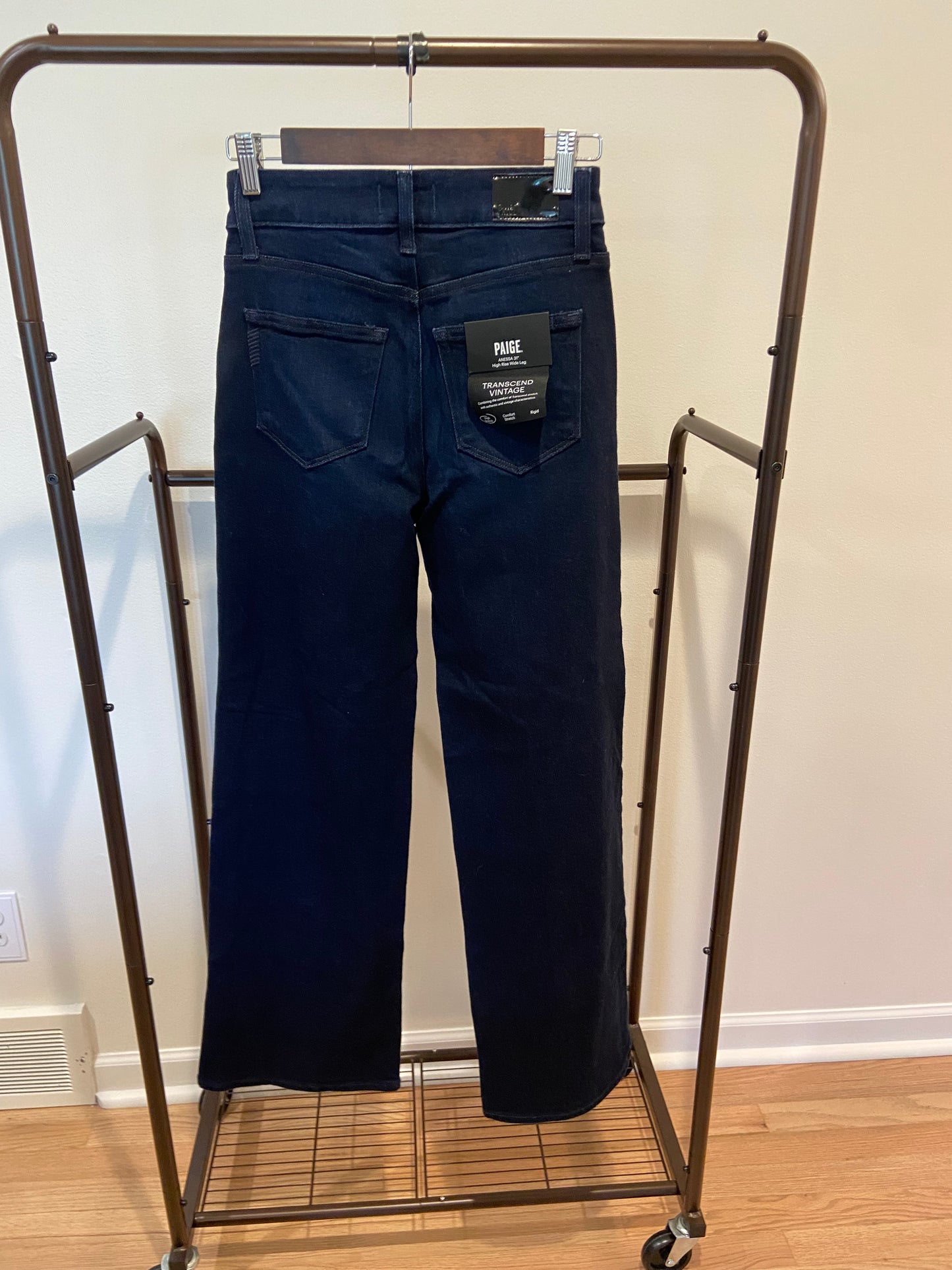 Paige Anessa High Rise Wide Leg 31 Jeans in Sussex size 25