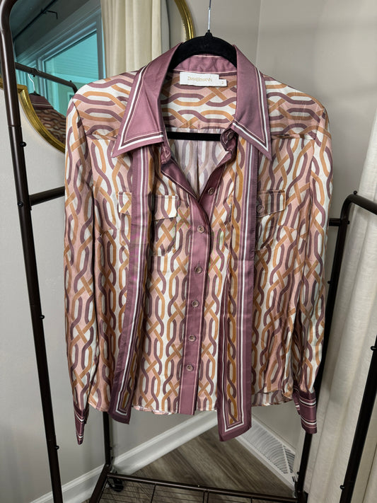 ZIMMERMANN Super Eight Runway Blouse size US 8