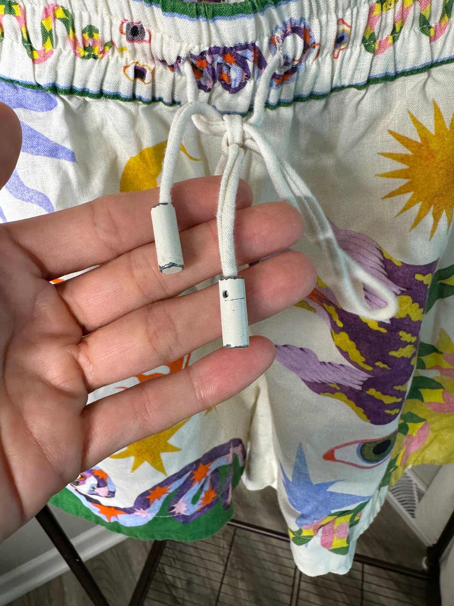ALEMAIS Seeker Linen Shorts size 8