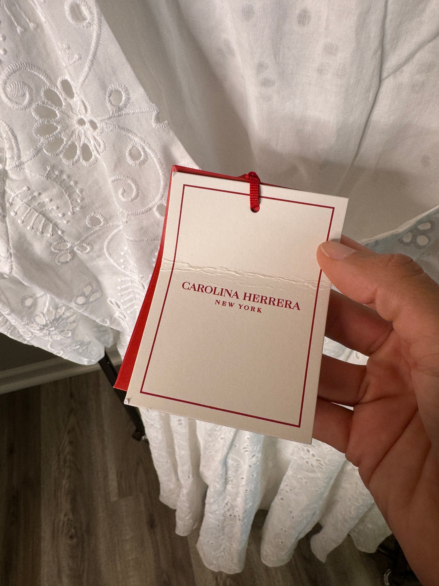 CAROLINA HERRERA Shirred Midi Dress size US 10