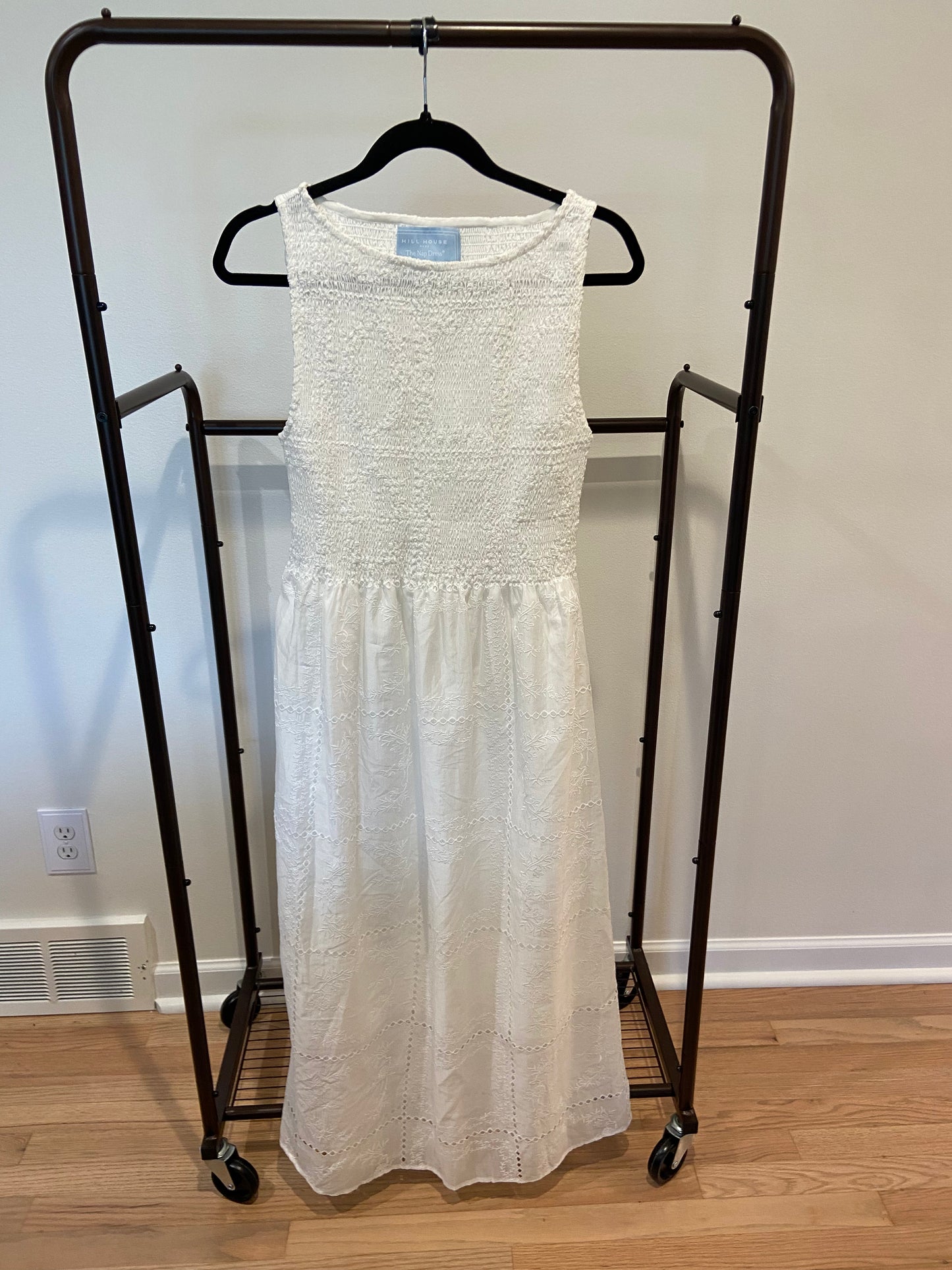 Hill House The Cosima Nap Dress in White size S