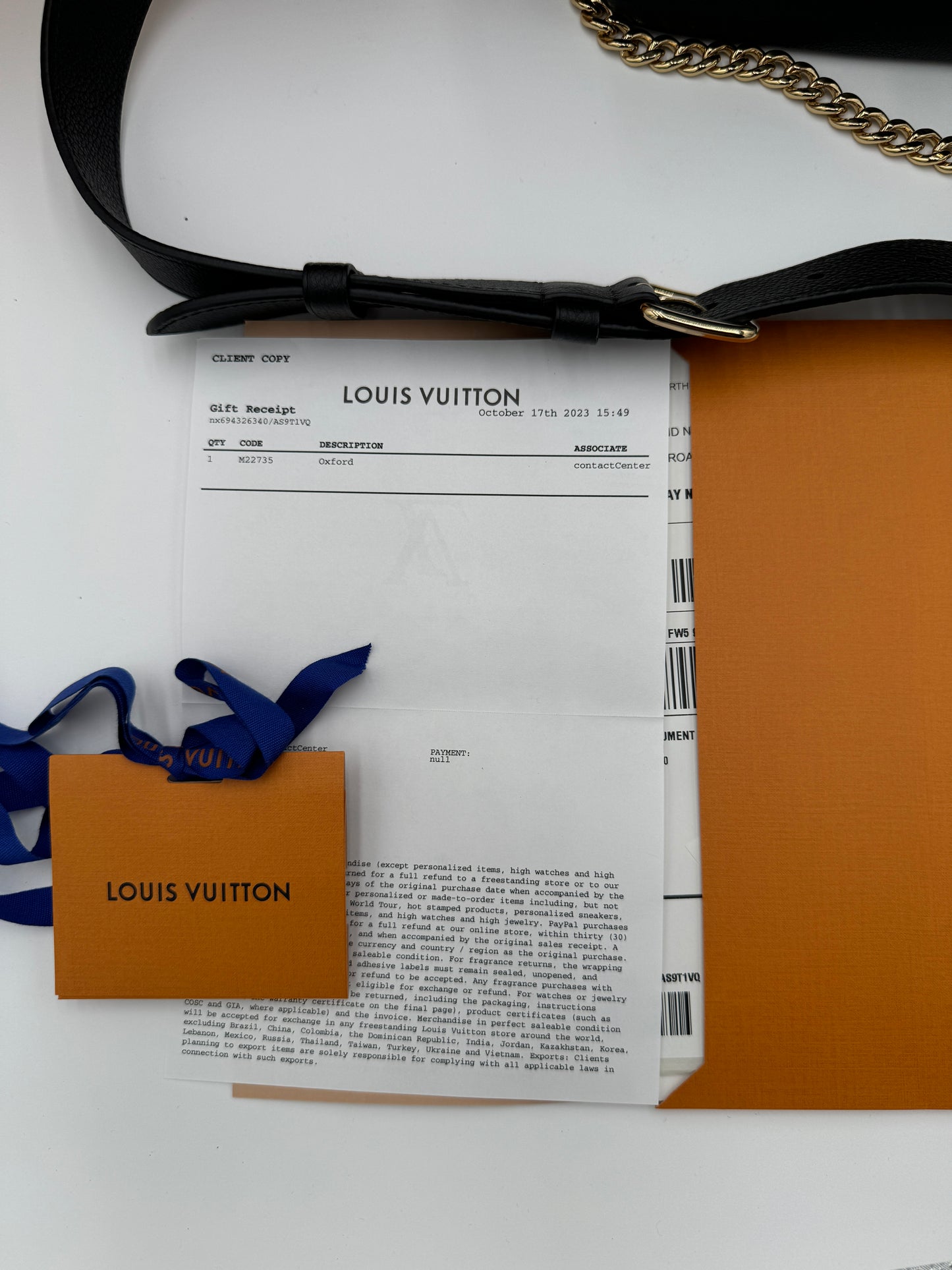 Louis Vuitton Oxford Black Crossbody Bag