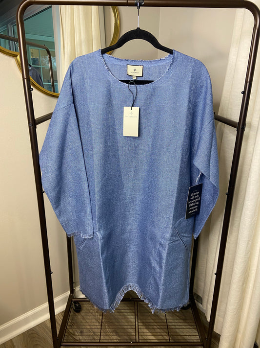 Tuckernuck Shift Denim Mini Dress size XXL