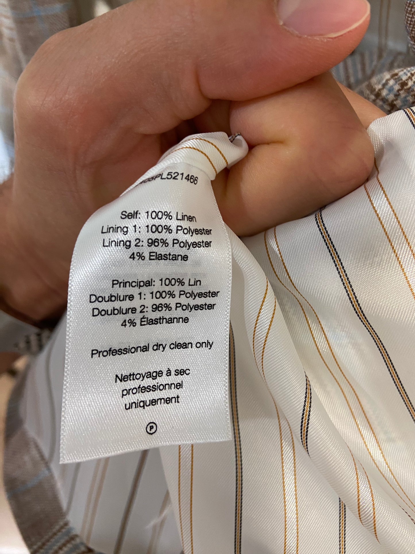 Veronica Beard Beacon Dickey Linen Blazer in Beige size 4