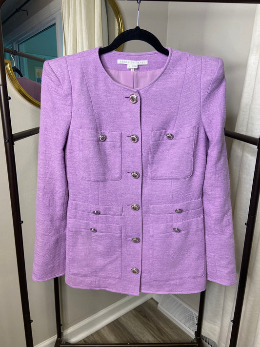 Veronica Beard Carey Lilac Dickey Jacket size 6