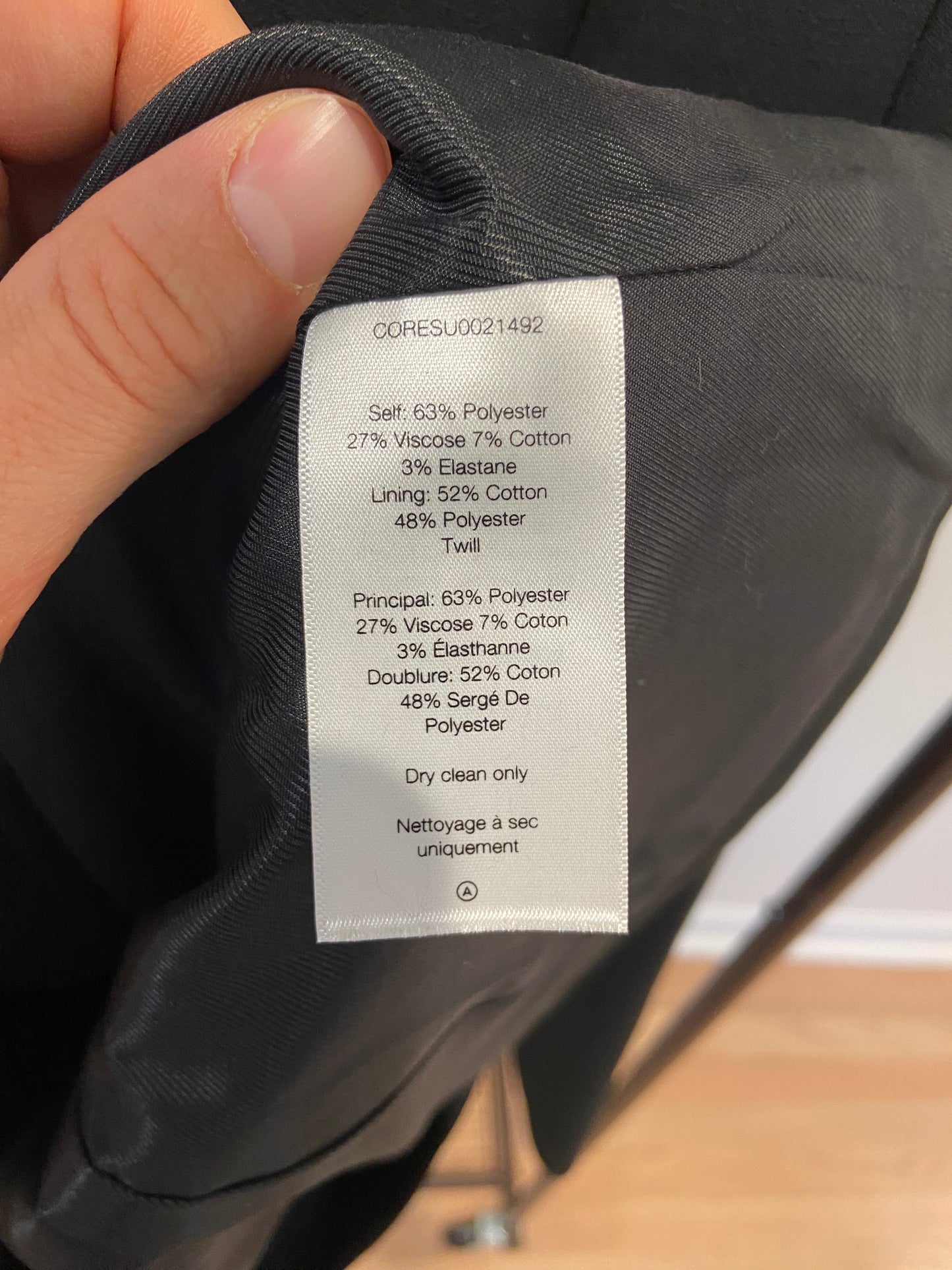 Veronica Beard Miller Dickey Blazer Jacket in Black size 0