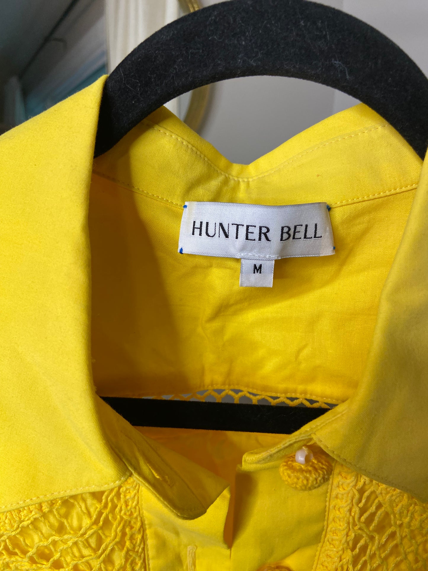 Hunter Bell Rae Top in Dandelion size M
