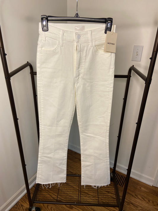 Mother The Hustler Ankle Fray Jeans size 26