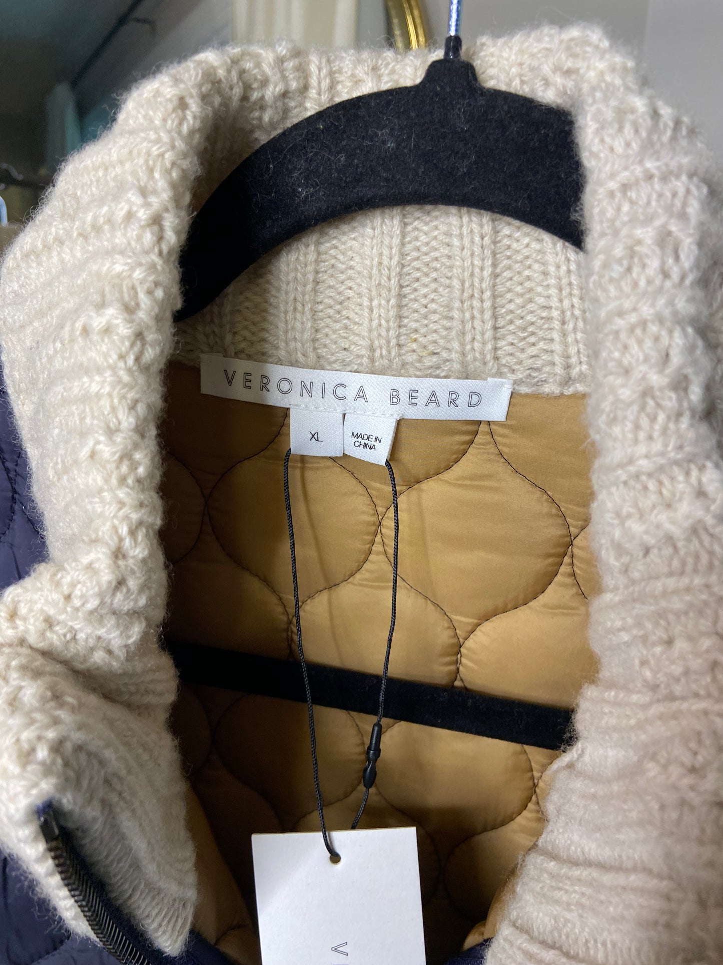Veronica Beard Patra Mixed Media Jacket size XL