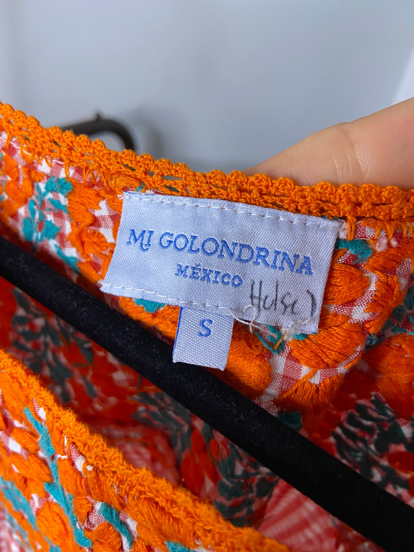 Mi Golondrina Flores Blouse size S