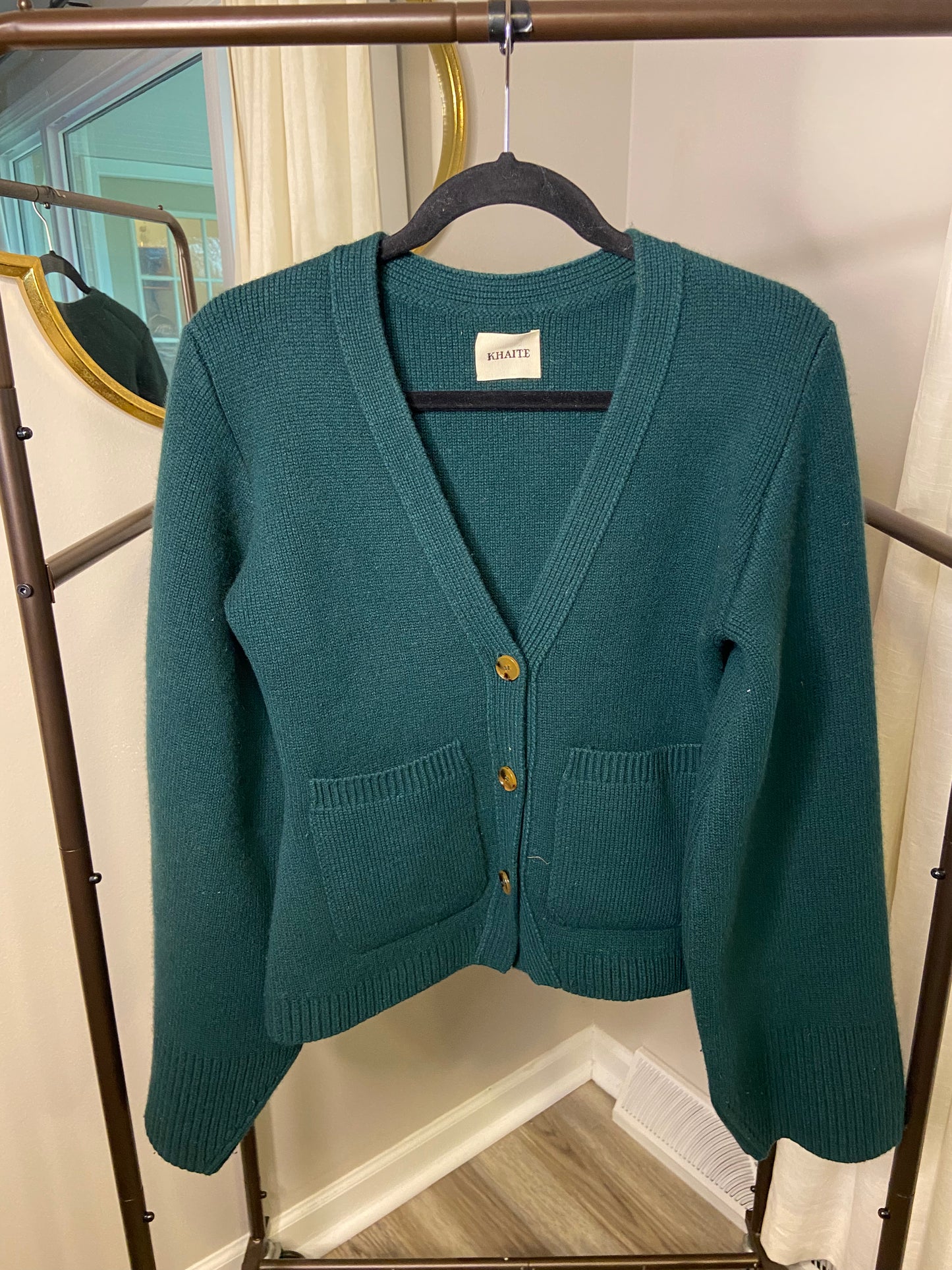 Khaite Scarlet Cashmere Cardigan size XS