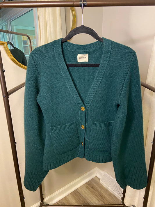 Khaite Scarlet Cashmere Cardigan size XS